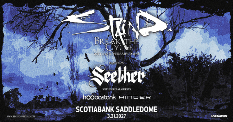 Staind Break The Cycle 25th Anniversary Tour